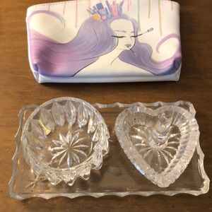 Crystal vanity set